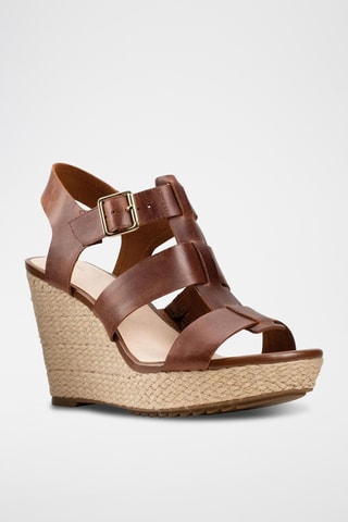 Sandalias de cuña Maritsa 95 - Marrón