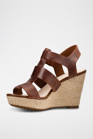 Sandalias de cuña Maritsa 95 - Marrón