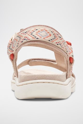 Sandalias de nobuk Amanda - Beige