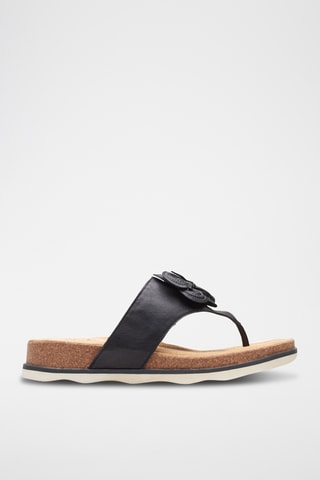 Sandalias de piel Brynn - Negro