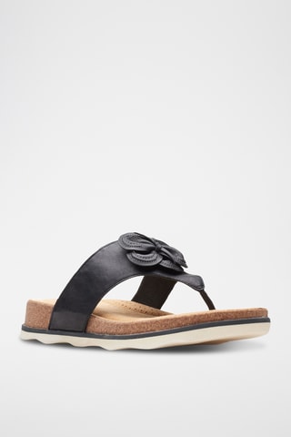 Sandalias de piel Brynn - Negro