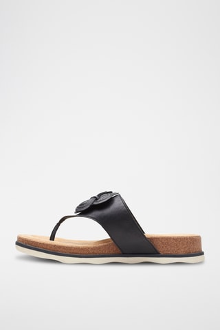 Sandalias de piel Brynn - Negro