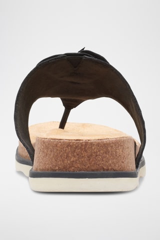 Sandalias de piel Brynn - Negro