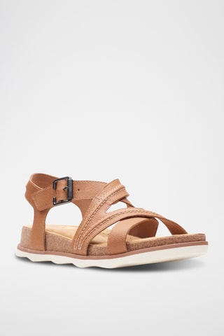 Sandalias de piel Brynn - Beige claro