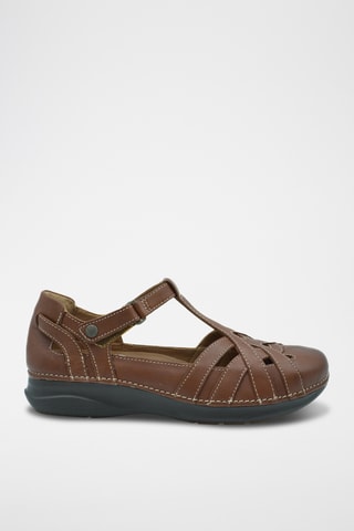 Sandalias de piel Appley - Marrón oscuro