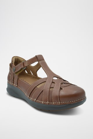 Sandalias de piel Appley - Marrón oscuro