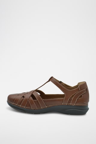 Sandalias de piel Appley - Marrón oscuro