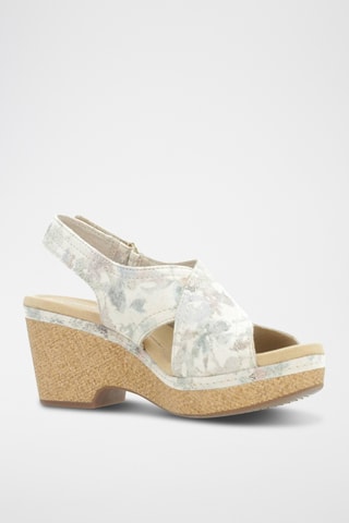 Sandalias de tacón Gisele - Crudo