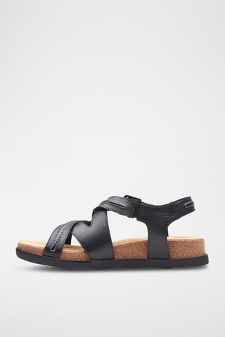 Sandalias de piel Brynn - Negro