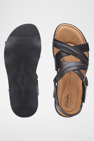 Sandalias de piel Brynn - Negro