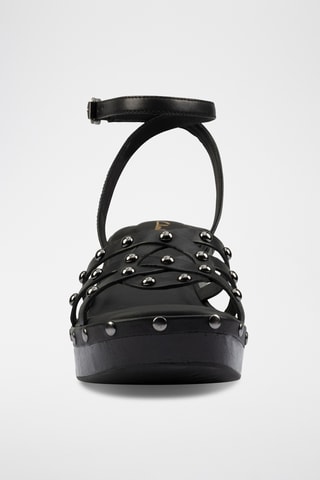 Sandalias de piel de tacón Maritsa 70 - Negro