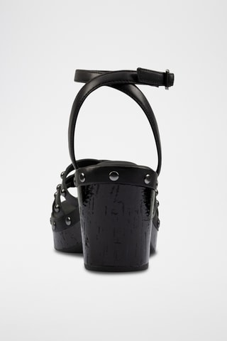 Sandalias de piel de tacón Maritsa 70 - Negro