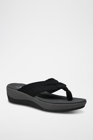 Sandalias de cuña Arla - Negro
