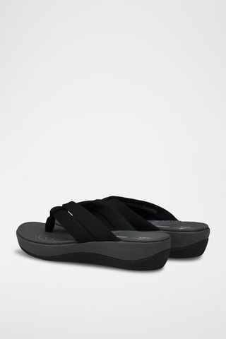 Sandalias de cuña Arla - Negro