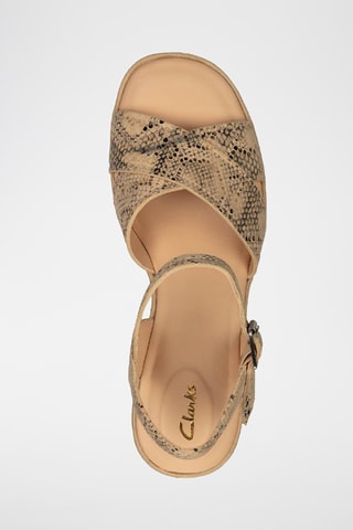 Sandalias de nobuk de tacón Maritsa 70strap - Topo