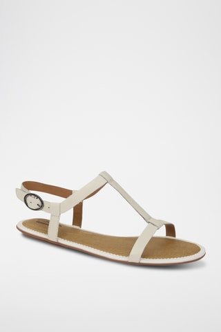 Sandalias de piel Risi Hop - Blanco