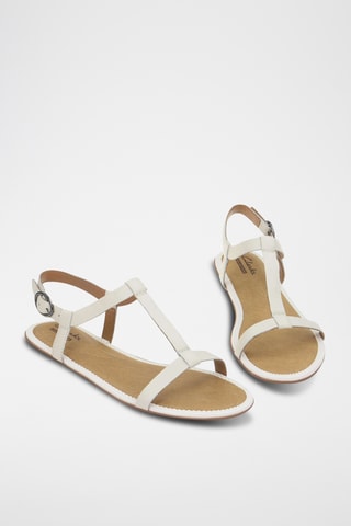 Sandalias de piel Risi Hop - Blanco