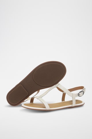 Sandalias de piel Risi Hop - Blanco