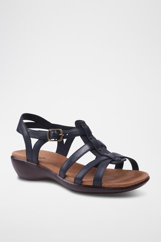 Sandalias de piel Roza Jaida - Azul marino