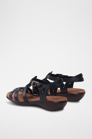 Sandalias de piel Roza Jaida - Azul marino