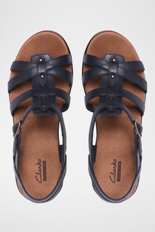 Sandalias de piel Roza Jaida - Azul marino