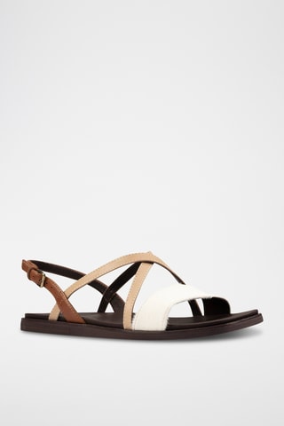 Sandalias de piel Ofra - Topo