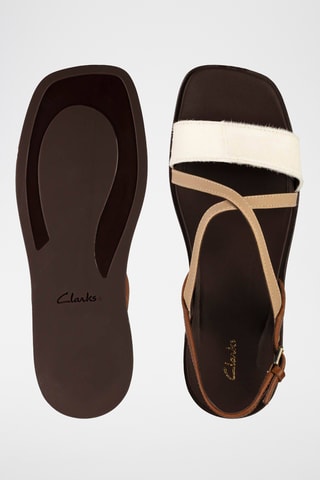 Sandalias de piel Ofra - Topo