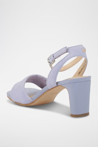 Sandalias de nobuk de tacón Seren65 Strap - Malva