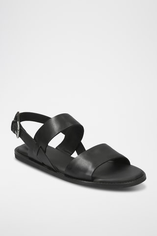 Sandalias de piel Karsea - Negro