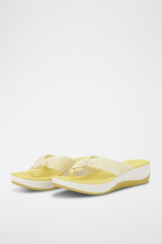 Sandalias de cuña Arla - Amarillo