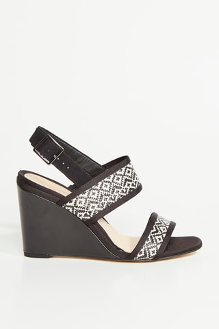 Sandalias de cuña Image - Negro