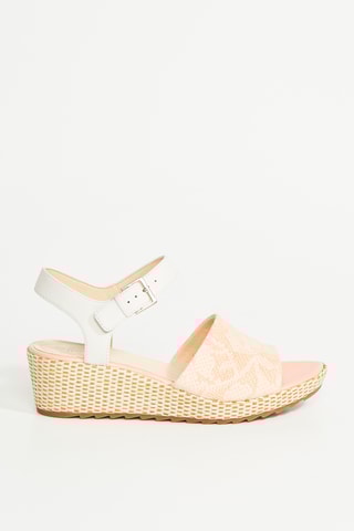 Sandalias de cuña Kamara - Coral