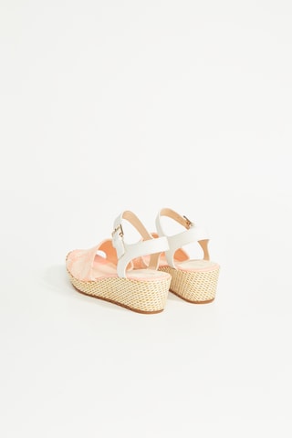 Sandalias de cuña Kamara - Coral