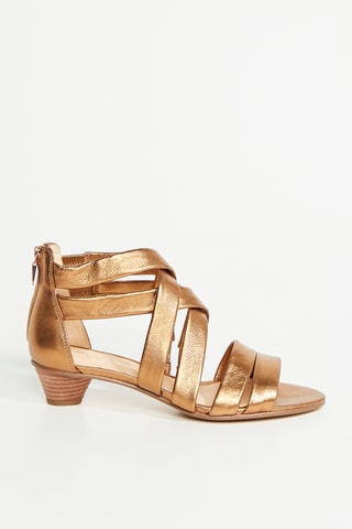 Sandalias de tacón Mena - Dorado