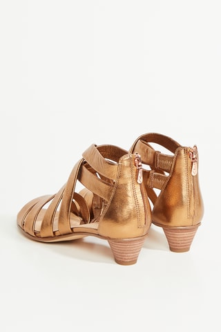 Sandalias de tacón Mena - Dorado