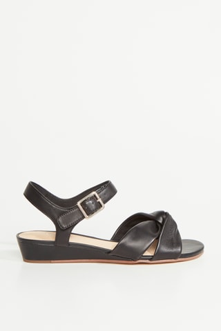 Sandalias de cuña Sense - Negro