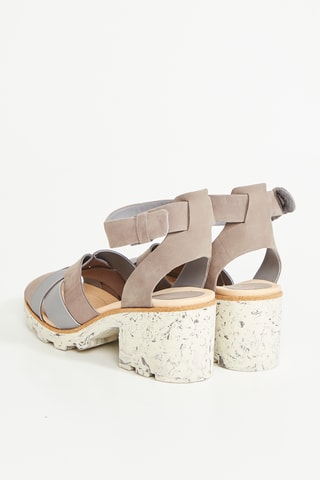 Sandalias de tacón Mixed - Topo