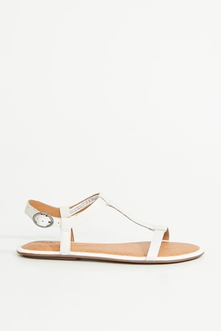 Sandalias de piel Risi Hop - Blanco