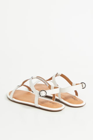 Sandalias de piel Risi Hop - Blanco