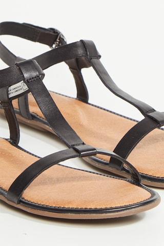Sandalias de piel Risi Hop - Negro