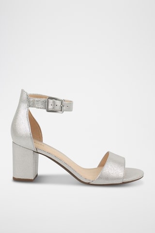 Sandalias de tacón Deva - Plateado