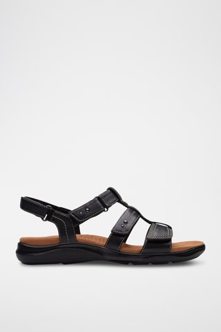 Sandalias de piel Kitly Step - Negro