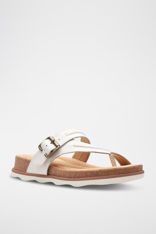 Sandalias de piel Brynn - Blanco