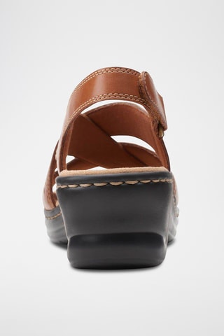 Sandalias de piel de tacón Lexi Pearl - Marrón