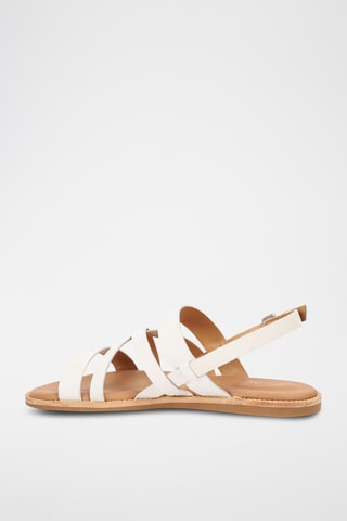 Sandalias de piel Karsea - Blanco