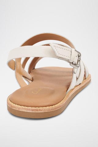 Sandalias de piel Karsea - Blanco