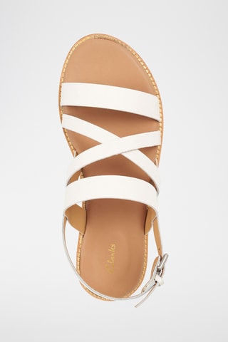 Sandalias de piel Karsea - Blanco