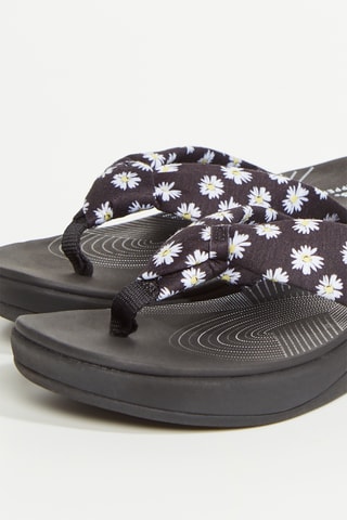 Sandalias de cuña Arla - Negro