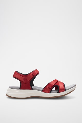 Sandalias de nobuk Solan Drift - Rojo