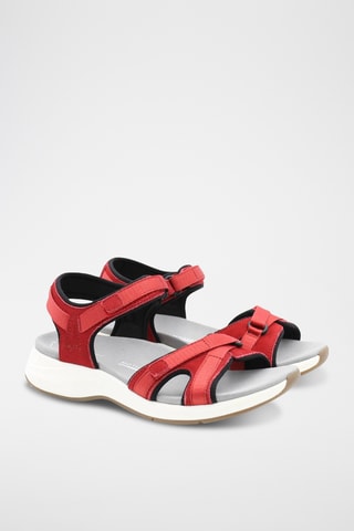 Sandalias de nobuk Solan Drift - Rojo